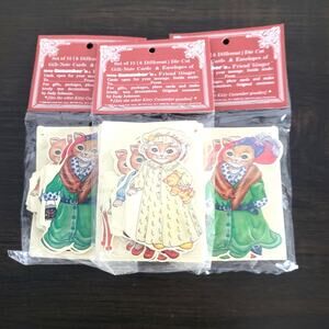 Kitty Cucumber's Friends "Ginger" Lot of 36 Vintage Gift Note Cards/Tags Cottage